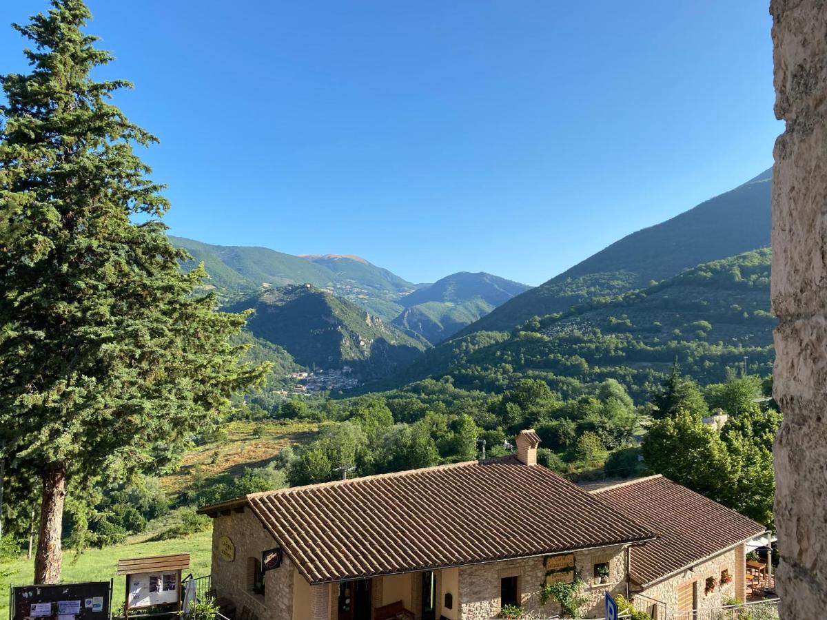 Il Tripode - Le Dimore Del Bordone Vallo di Nera Exteriör bild